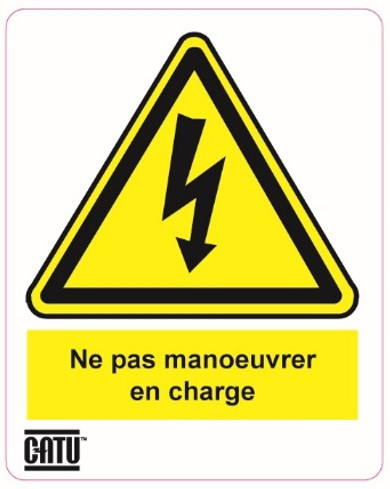 Planche de 12 étiquettes autocollantes "npm" pour installations photovoltaïques. - Catu - AT7012