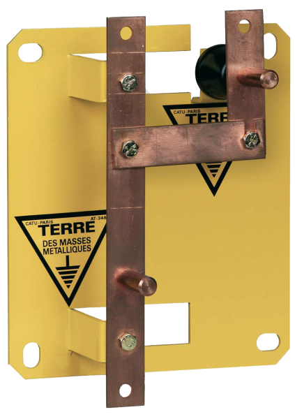 Platine de mise a la terre pour poste transformation hta/bt - Catu - BAR52