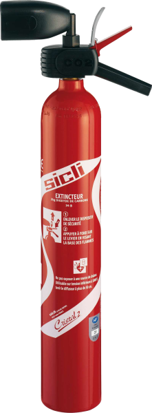 Extincteur co2 neige carbonique capacite 3 l - Catu - CD302