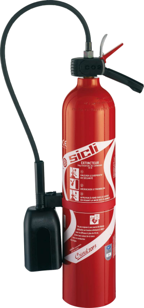 Extincteur co2 neige carbonique capacite 7 l - Catu - CD306