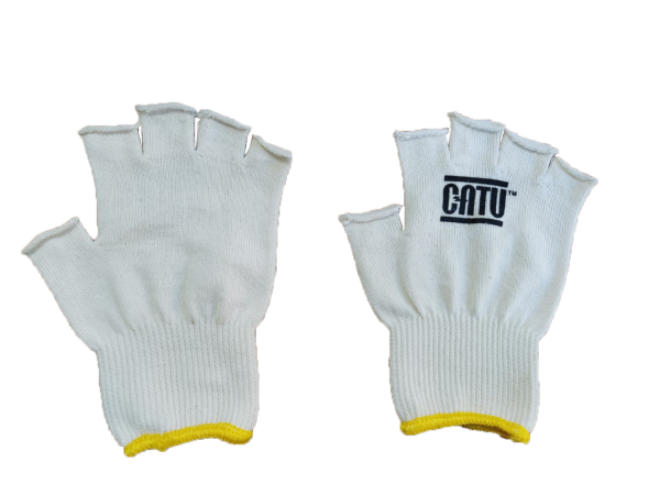Mitaines sous-gants coton tricoté taille unique 7/8 - Catu - CG81