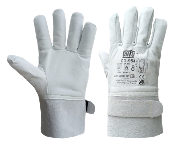 Surgants en cuir pour gants isolants courts, domaine bt taille 10 - Catu - CG98410