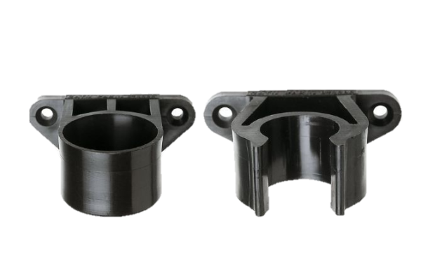 Support mural de perche diam 28-30 mm, plastique semi-rigide. - Catu - CI12D