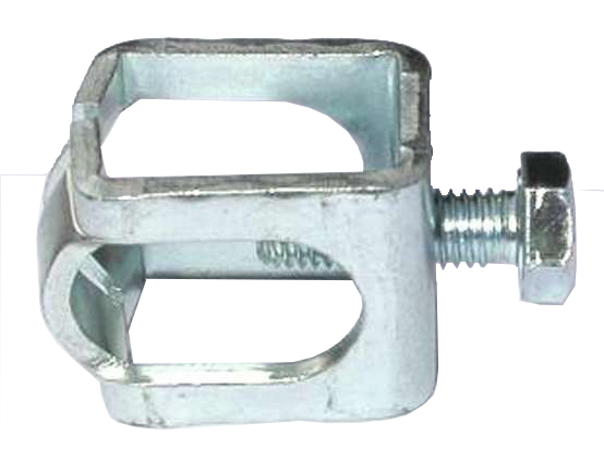Connecteur acier galva pour piquet acier galva section max 95mm² - Catu - D2G