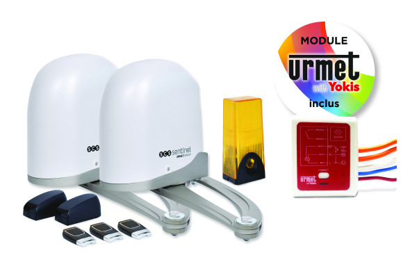Motorisation à bras articulés portail battant 6m/550kg avec module urmet inclus - SCS Sentinel - MBA0126