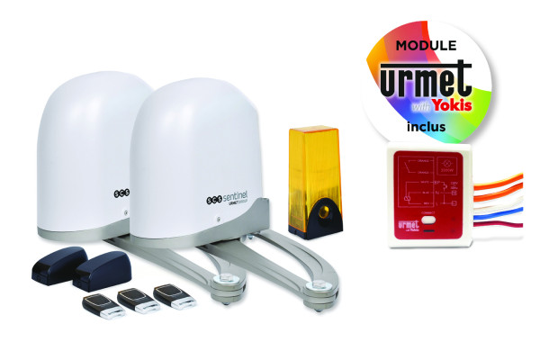 Motorisation à bras articulés portail battant 6m/550kg avec module urmet inclus - SCS Sentinel - MBA0126