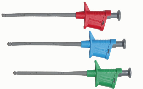 Jeu de 3 grip-tests à pinces flexibles adaptables sur cordons de sécurité - Catu - DX03001