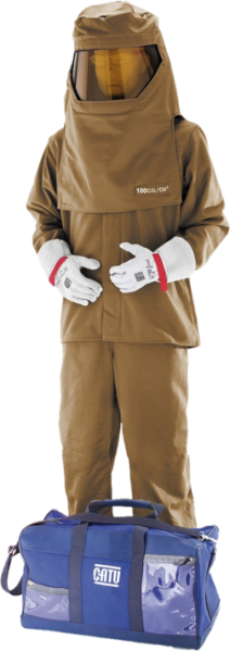Kit complet protection arc flash atpv 98 cal/cm² 2xl - Catu - KITARC100B2XL