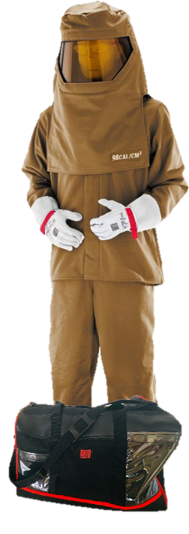 Kit complet protection arc flash atpv 98 cal/cm² m - Catu - KITARC100BM