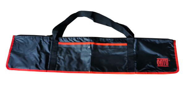 Sac de transport plat noir. Fermeture centrale avec un zip.  950 x 200mm. - Catu - M882927
