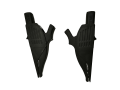 Pince crocodile ip2x noire avec garde-main pour fiche normalisée de diam 4 mm - Catu - M883957