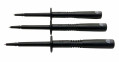 Jeu de 3 pointes de touche ip2x noires pour appareil de mesure - Catu - M883985