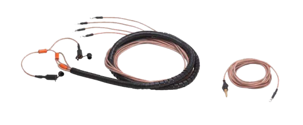 Ensemble de 5 câbles malt cuivre isolé silicone section 16 mm² pour nevers - Catu - M952567