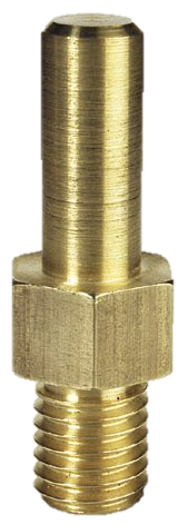 Jeu de 4 bornes lisses diamètre 10 mm avec fixation par tige filetée m12 - Catu - MC181