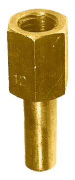 Jeu de 4 bornes lisses diamètre 10 mm avec fixation par trou taraudé m12 - Catu - MC183
