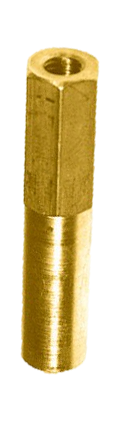 Jeu de 4 bornes lisses diamètre 10 mm avec fixation par trou taraudé m10 - Catu - MC18510F