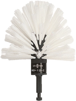Brosse de nettoyage à tête demi-spherique pour perche - Catu - MD12C