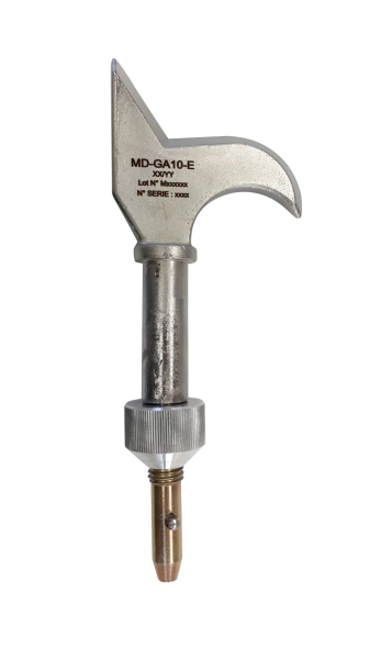 Tête de gaffe en acier inox, embout baïonnette - Catu - MDGA10E