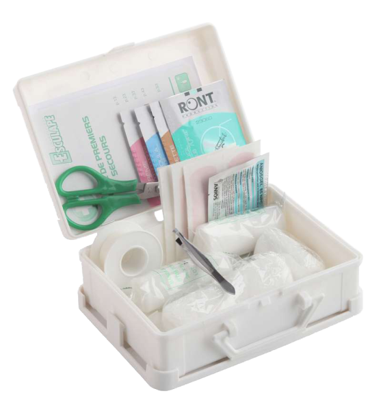 Trousse de secours pour 1 à 4 personnes, idéale pour les ateliers ou chantiers - Catu - MO192