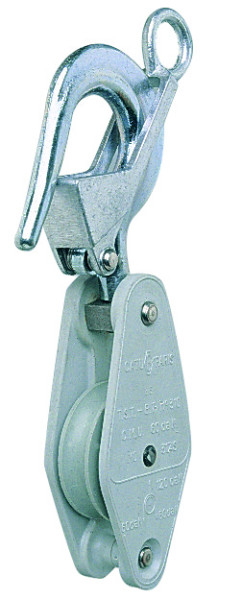 Poulie isolante pour corde de service, pour travail en hauteur avec harnais - Catu - MO317S