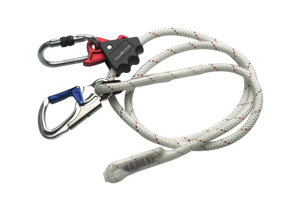 Longe de maintien au travail. Corde polyamide totale 2 m et ø 12 mm - Catu - MO56009