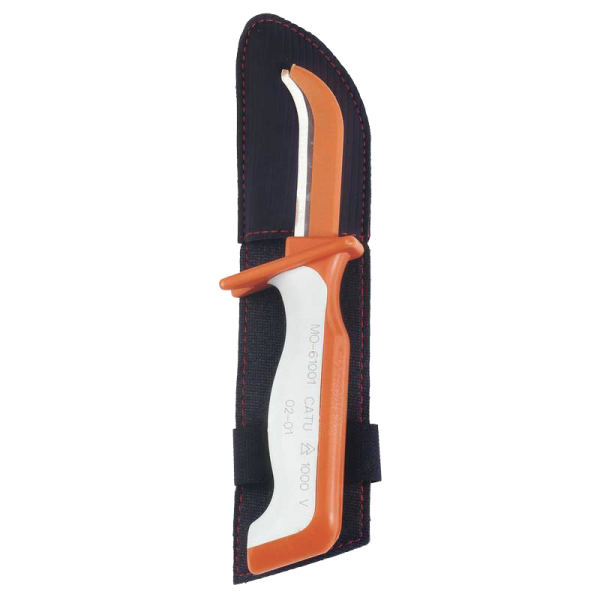 Couteau isolé. Longueur totale 180 mm. Lame droite longueur 62 mm - Catu - MO61001