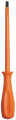 Tournevis isolé à embout plat de 3,5 mm. Lame 100 mm - Catu - MO65204
