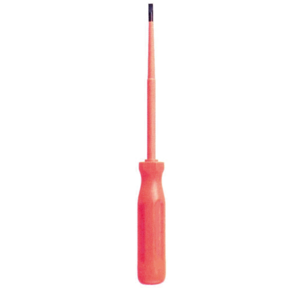 Tournevis isolé à lame décolletée et embout plat de 10 mm. Lame 150 mm - Catu - MO65210D