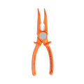 Pince demi-ronde coudée isolée composite 210 mm. Coupe jusqu'à 16 mm² cuivre - Catu - MO66404CC