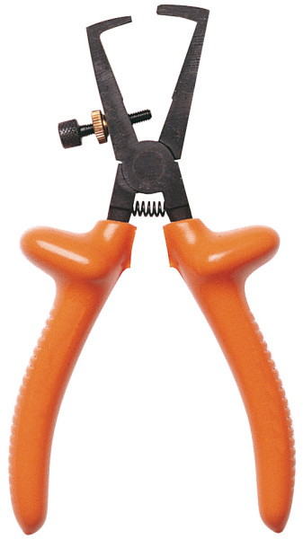 Pince à dénuder isolée 160 mm. Capacité : section 0,5 à 10 mm² cuivre, aluminium - Catu - MO67302