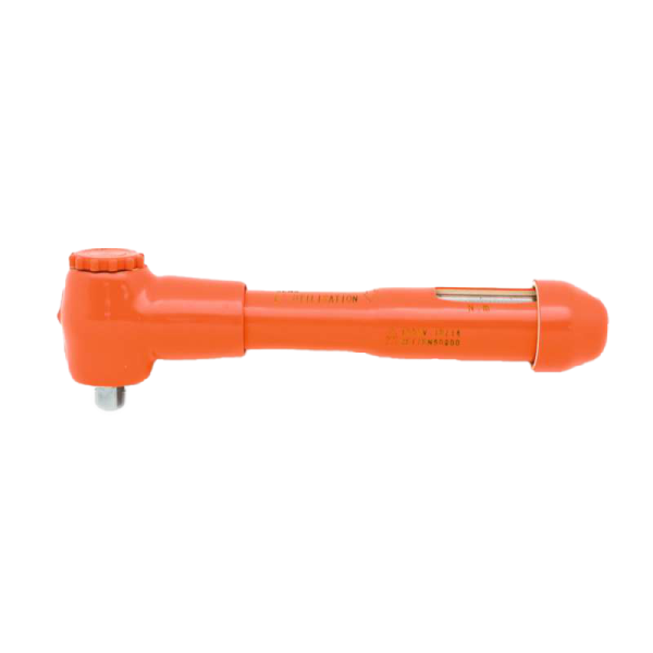 Clé dynamométrique 3/8" isolée 230 mm. Couple de serrage 4-20 nm réversible - Catu - MO69051