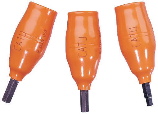 Douille isolée 6 pans mâle 3/8" de 10 mm. - Catu - MO693100
