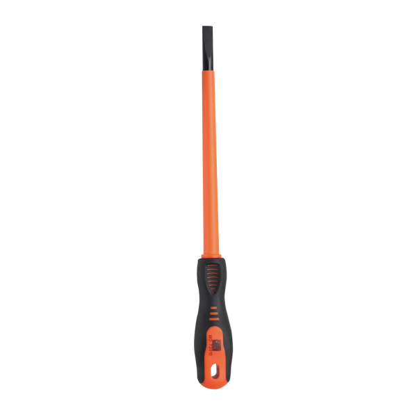 Tournevis isolé bi-matières à embout plat de 3 mm. Longueur lame 100 mm - Catu - MO72003