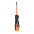 Tournevis isolé bi-matières à embout pozidriv de 5 mm pz1. Longueur lame 100 mm - Catu - MO72042