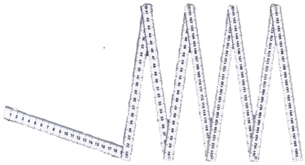 Règle pliante isolée de 1 mètre pour les travaux à basse tension - Catu - MO751
