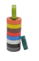 Lot de 10 rubans adhesifs isolants couleurs variées. - Catu - MP19LOT