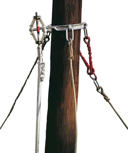 Haubaneur edf coffret et poignee, pour poteaux bois du sol jusqu'à 8m - Catu - MP315