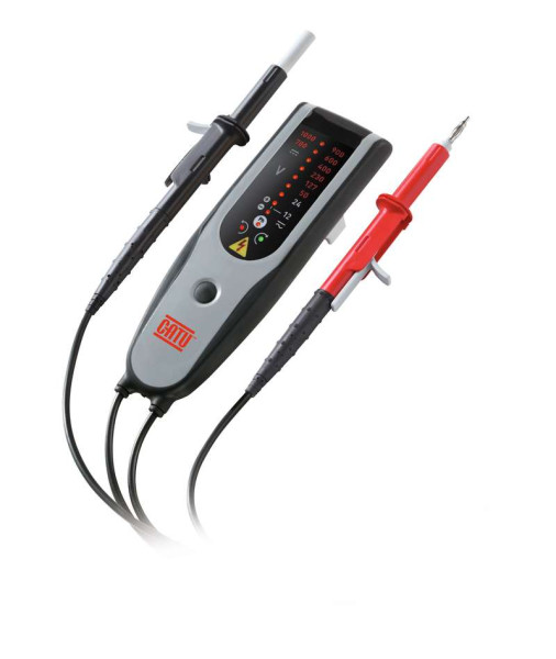 Détecteur bt led 1000 v ip2x (8 seuils): 12-900 v ac/12-1000 v dc, rot. de phase - Catu - MS918