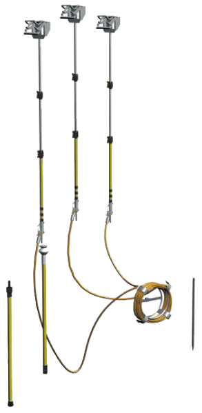 Équipement de mise à la terre type nevers. Icc: 8 ka/1s - Catu - MT50846