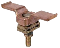 Sabot de terre icc: 30 ka/1s. 2 ailettes et bride à 2 étages. Section 75-116mm² - Catu - MT7832