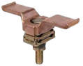 Sabot de terre icc: 30 ka/1s. 2 ailettes et bride à 2 étages. Section 75-116mm² - Catu - MT7832