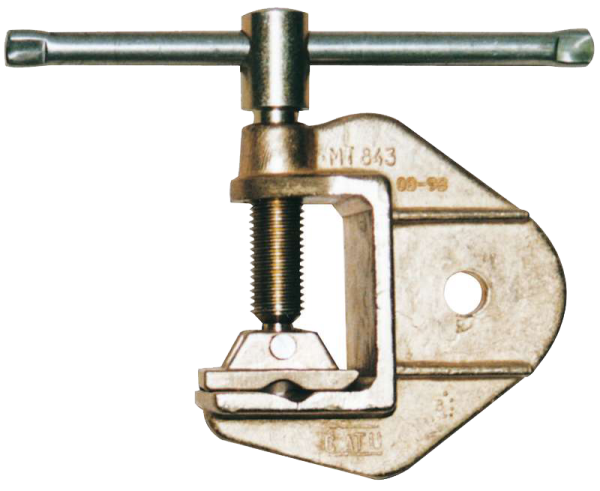Etau de terre. Icc: 40 ka/1s. Capacité : ø 6 à 25 mm et plats jusqu'à 35 mm - Catu - MT843
