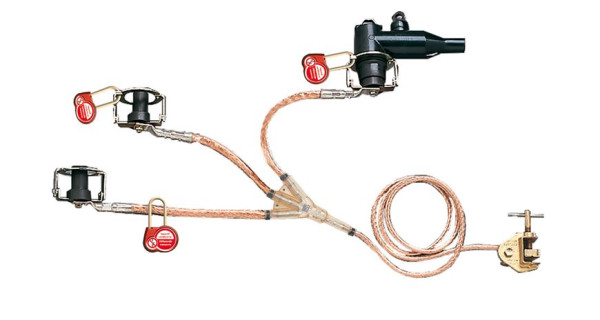 Dispositif de mise à la terre pour prises embrochables 250 a. Icc: 12,5 ka/1s - Catu - MT8612