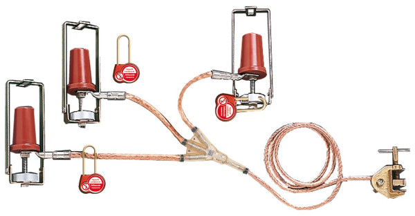 Dispositif de mise à la terre pour prises embrochables 400 a. Icc: 12,5 ka/1s - Catu - MT8614