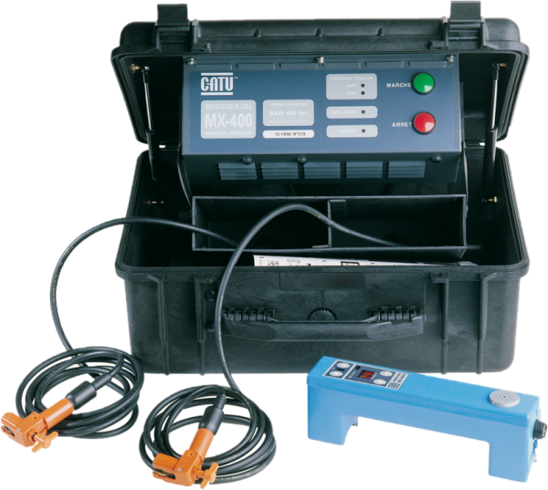 Identificateur de câbles de réseaux bt 230/400 v - Catu - MX400