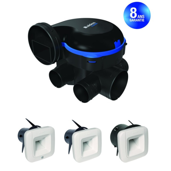 Kit vmc simple flux easyhome hygro compact classic bdh - Aldes - 11033549