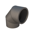 Coude à 90° pour calogaine pro d160, conduit circulaire rigide isolée en epe - Aldes - 11091366