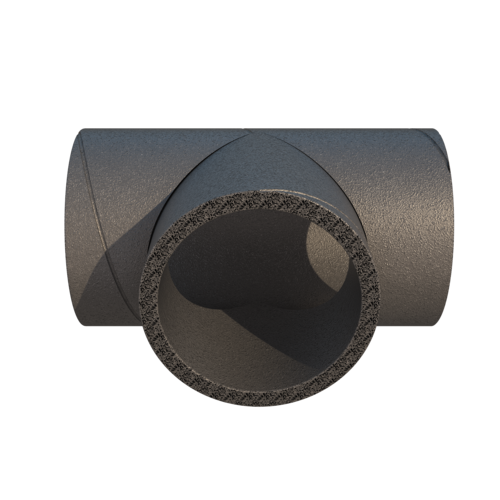 Té pour calogaine pro d160, conduit circulaire rigide isolée en epe, - Aldes - 11091369