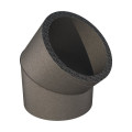 Coude à 45° pour calogaine pro d125, conduit circulaire rigide isolée en epe - Aldes - 11091596