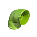 Coude à 90° optiflex pro pour conduit circulaire d75 - Aldes - 11095908